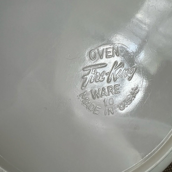 Pyrex Fire King bowl set, white, EUC, see photos. - Picture 5 of 5